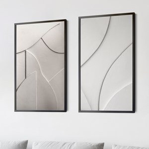 Gallery Wall: Abstract relief