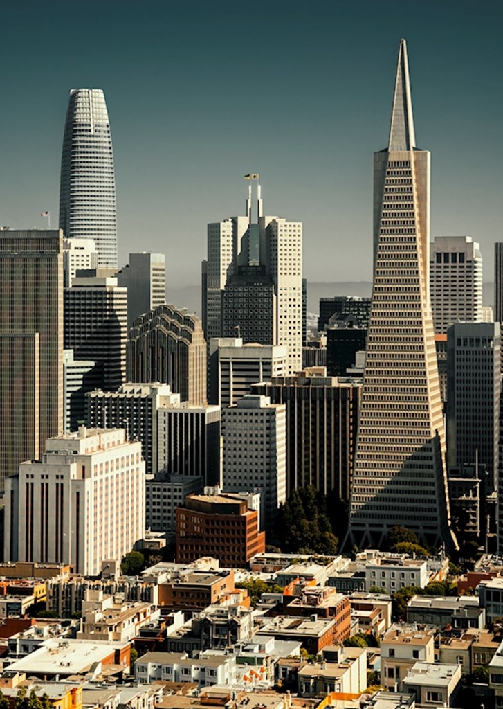 San Francisco Skyline Poster von Kapunkt Printler Manuel 