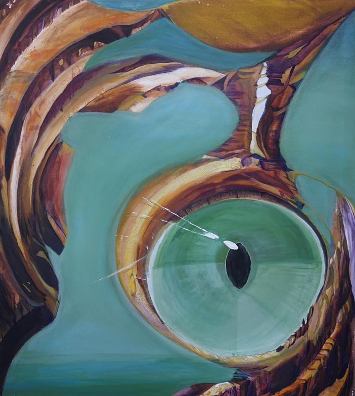 Abstract Art Painting | The All-Seeing Eye - Inspired By Elle