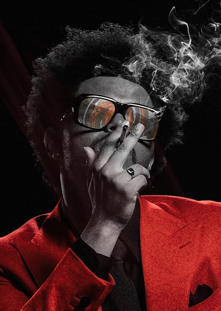 The Weeknd - Fumer affiches et impressions par Namik Büyükce - Printler