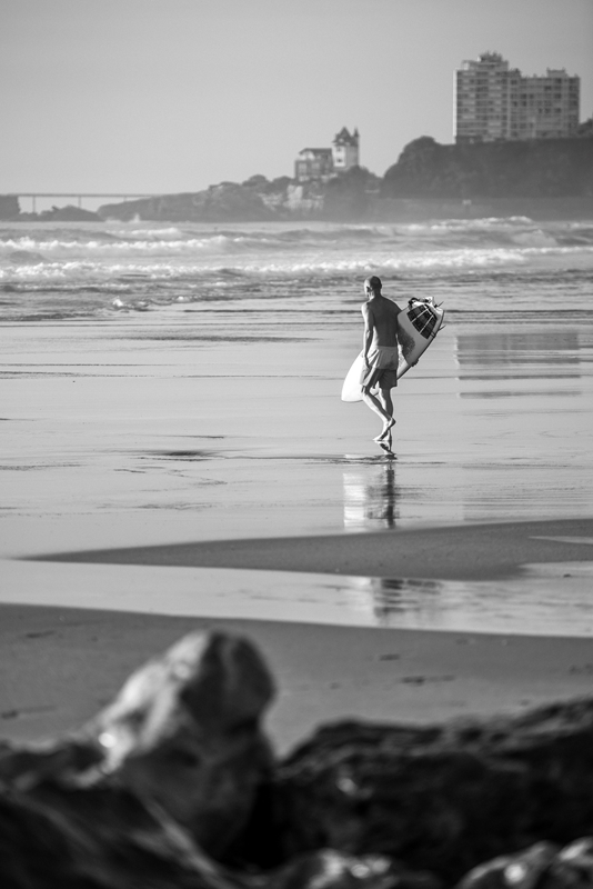 Surf Biarritz affiches et impressions par Lo Varg Printler