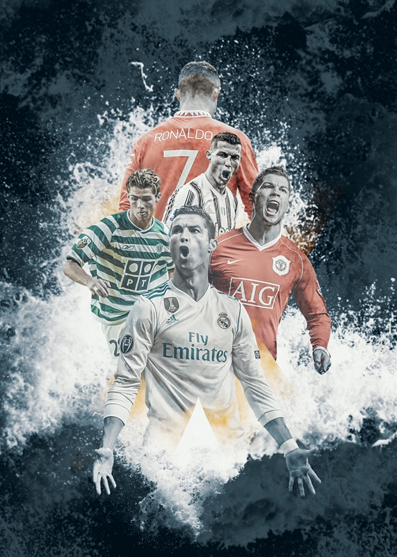 Ronaldo Posters & Prints By MUH ZUHUD - Printler