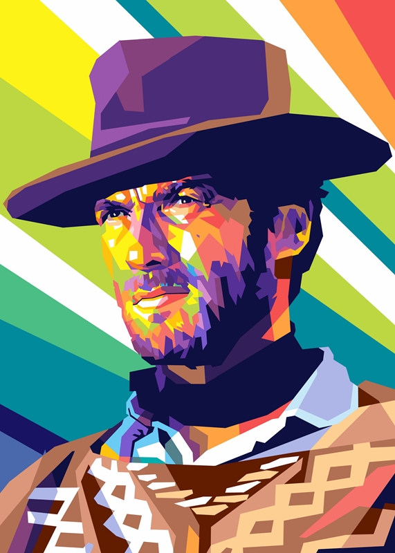 Clint Eastwood Pop Art Posters & Prints By Dhega Priya Gunawan - Printler