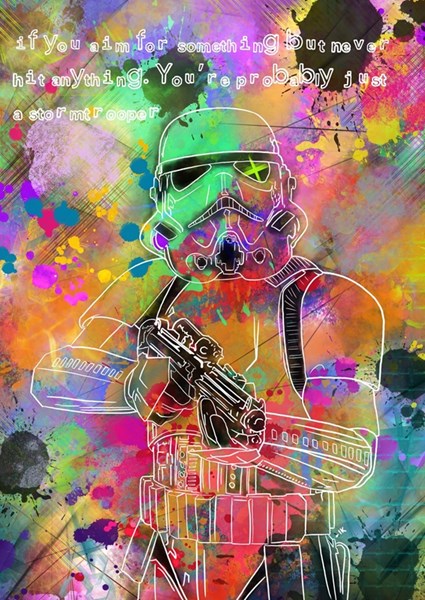 Stormtrooper posters & prints by Inger Kari Lund - Printler