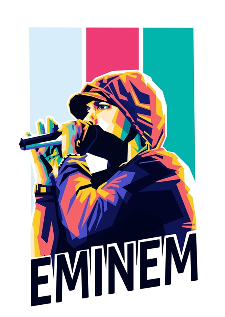 Eminem, rapper americano poster & stampe di Ahmat Baihaki - Printler