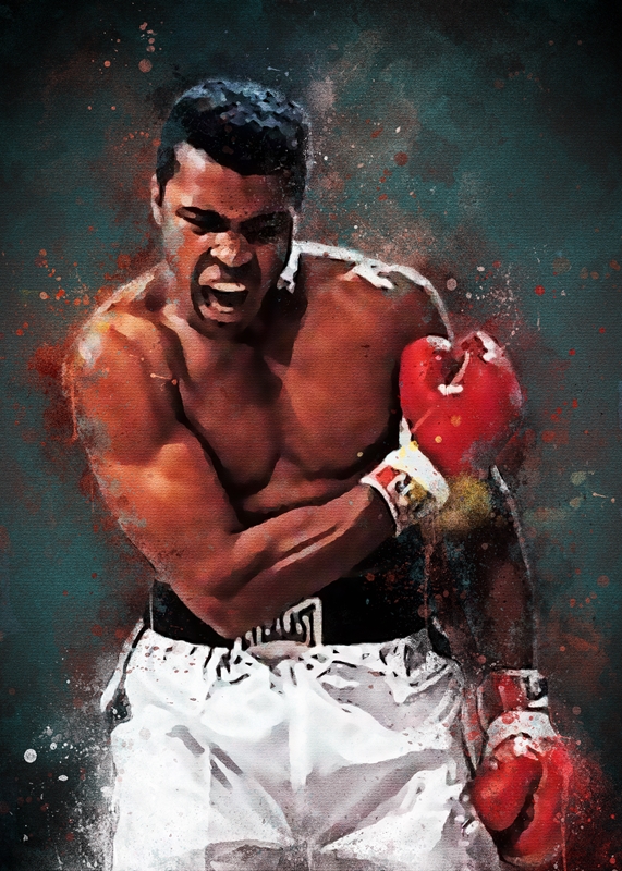 Muhammad Ali Poster Von MUH ASDAR | Printler