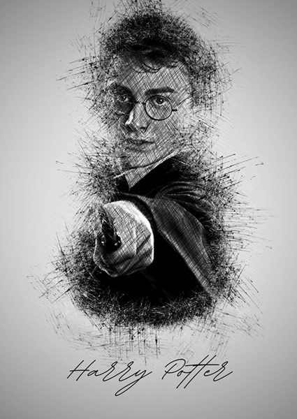 Harry Potter affiches et impressions par Sketch Art - Printler