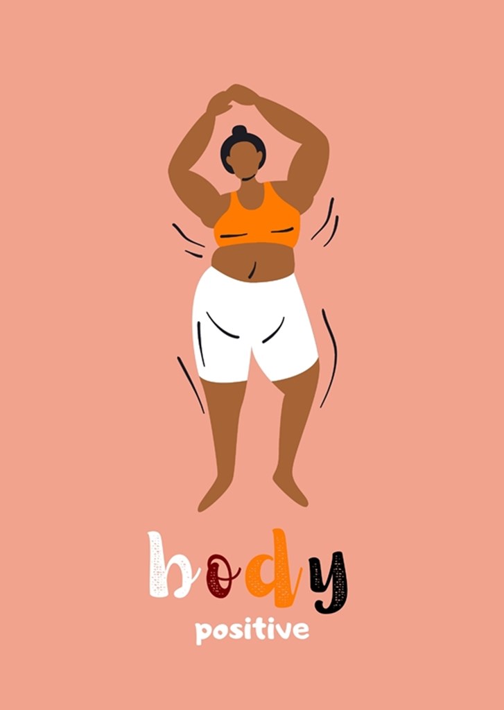 Body positive Poster von ArtDesign by KBK | Printler