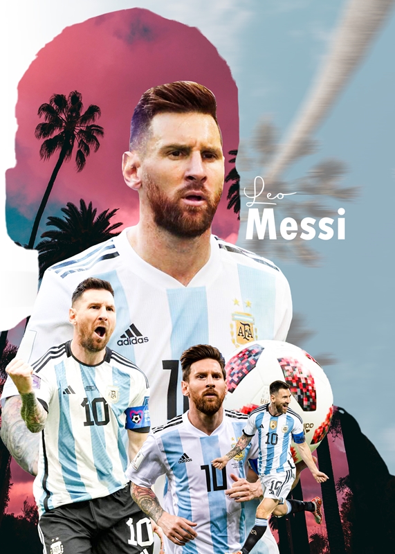 Adidas 2024 messi poster