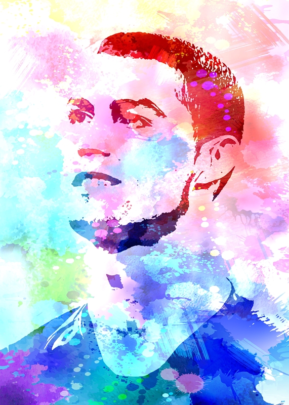 Cristiano Ronaldo Posters & Prints By Masdian Watercolor - Printler