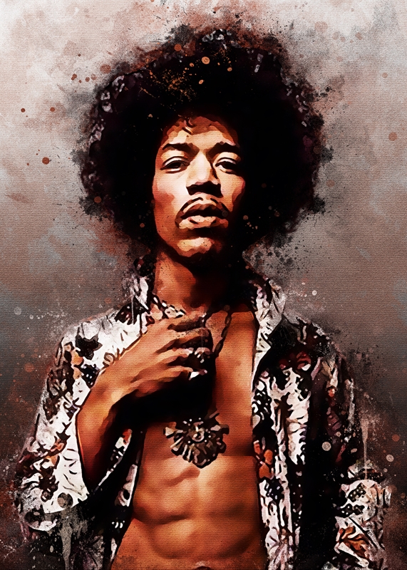 Jimi Hendrix Posters & Prints By MUH ASDAR - Printler