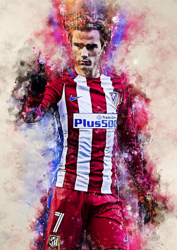 Download wallpaper wallpaper, sport, football, player, Atletico Madrid,  Antoine Griezmann, section sports in resolution 1440x900