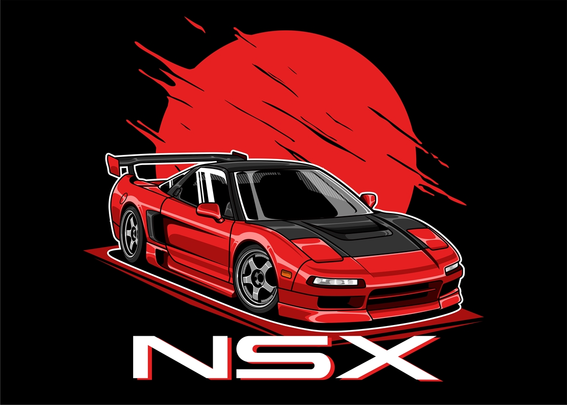 Honda Acura NSX posters & prints by Heru Kurniawan - Printler