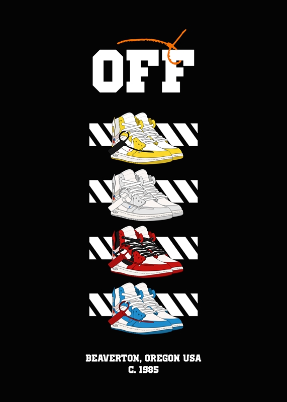 Jordan 1 2024 off white wallpaper