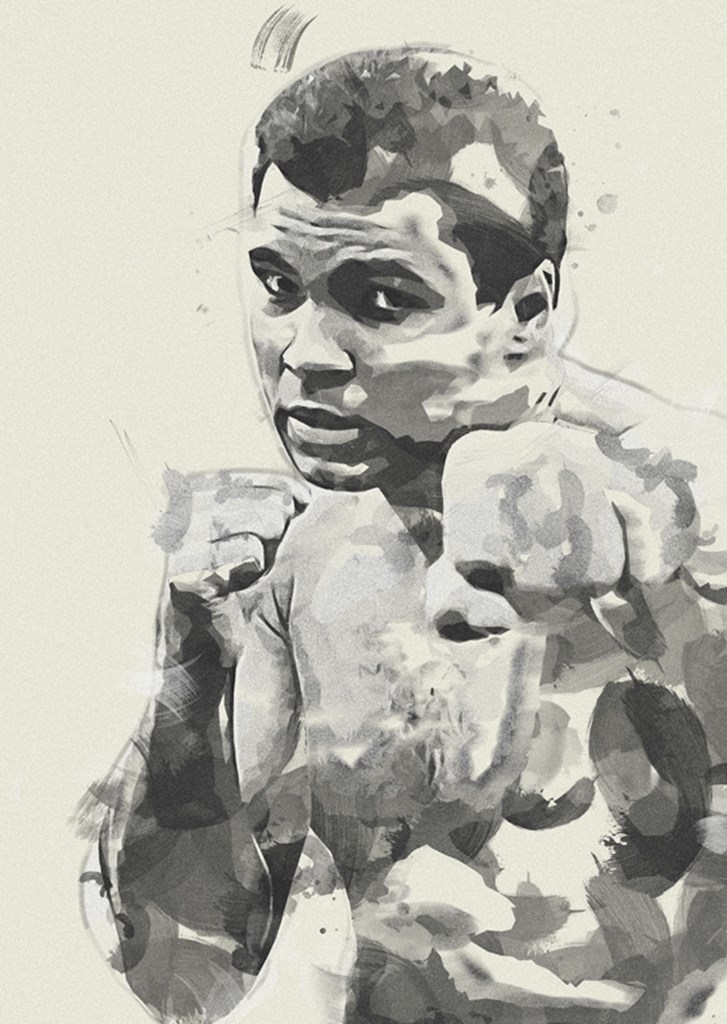 Muhammad Ali amazing potrait posters & prints by SRI STIAWATI - Printler