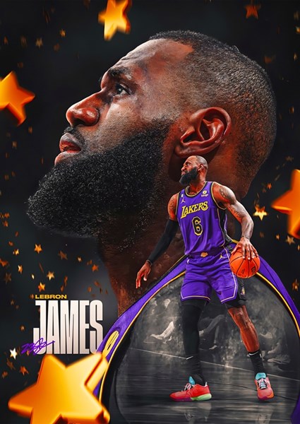  Space Jam: A New Legacy - LeBron James Wall Poster with  Pushpins : Everything Else