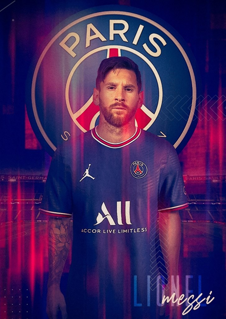 PSG Lionel Messi affiches et impressions par MyActionArt - Printler
