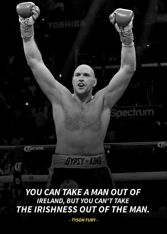 Tyson Fury Quotes Posters & Prints By Lunziii Art - Printler