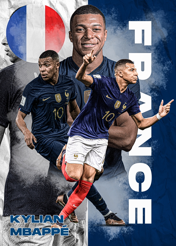 Kylian Mbappe Affiches Et Impressions Par HERWANA - Printler