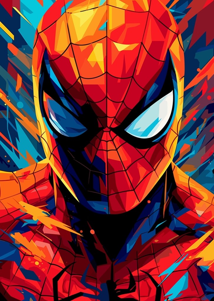 Spiderman Marvel Pop Art affiches et impressions par Qreative