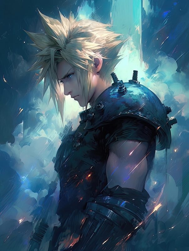 Square Enix Bring Arts Final Fantasy Cloud Strife Another Form Version -  Anime Import