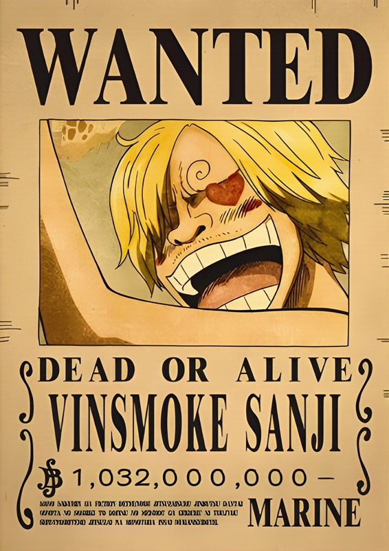 Wanted Posters - One Piece – MyNakama