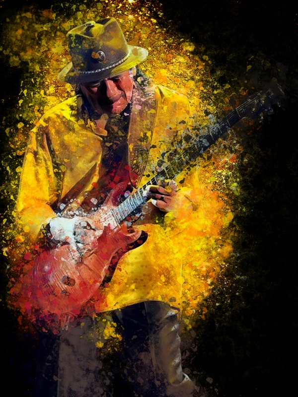 Carlos Santana Posters & Prints By Cerezo Classica - Printler