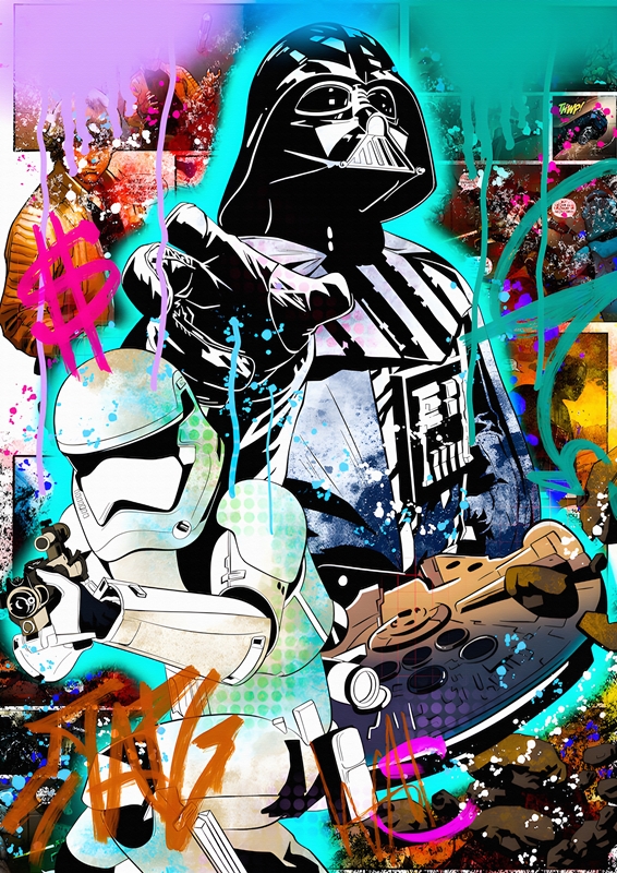 Pop Art Star War posters prints by SuZukaki