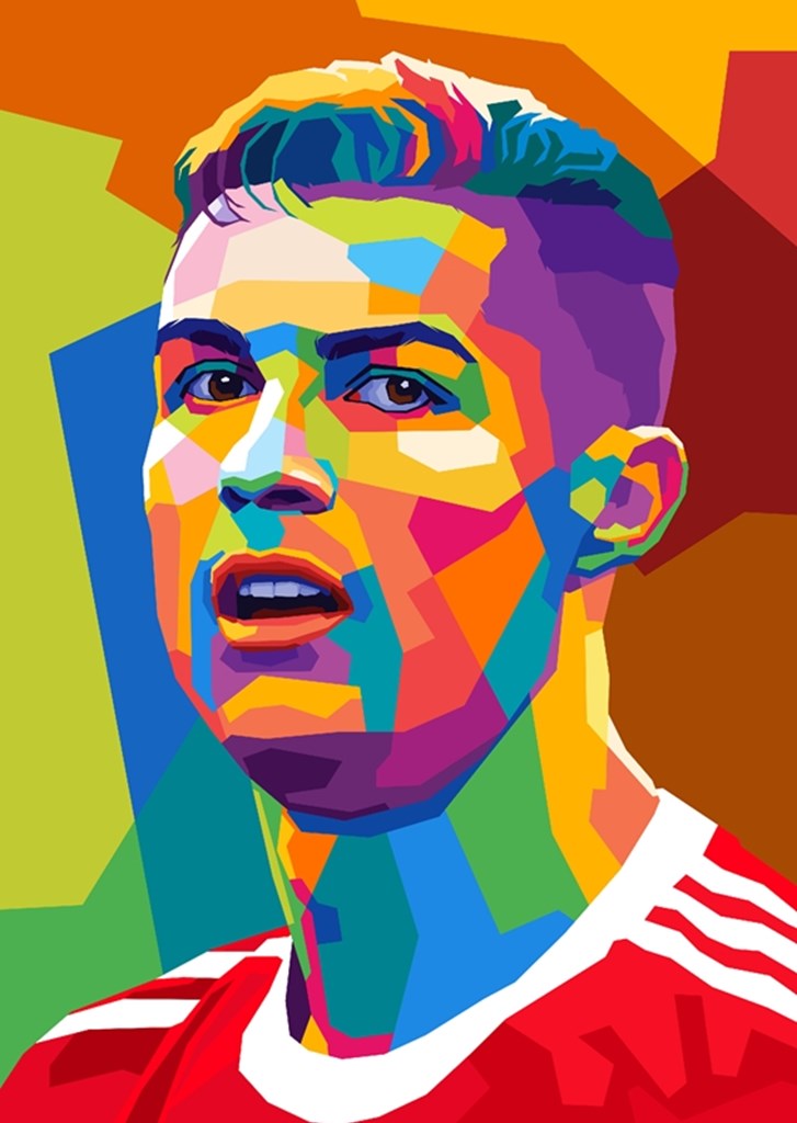 Cristiano Ronaldo Wpap Pop Art affiches et impressions par Al Basith -  Printler