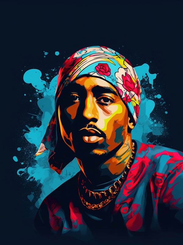 Tupac Shakur (2Pac) Pop Art Posters & Prints By Henrik Viklund - Printler