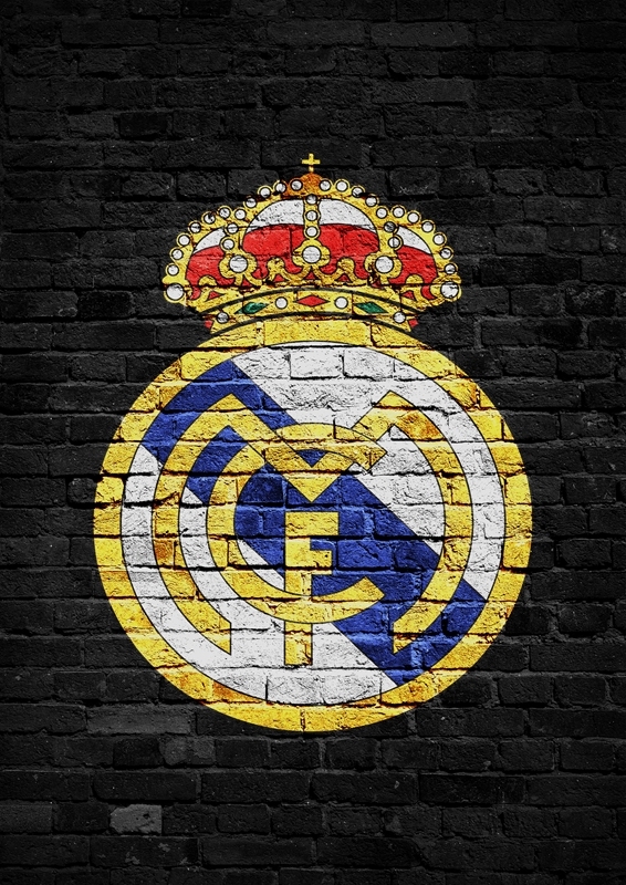 Real Madrid Poster Von Mono K | Printler