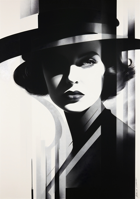 Art Deco 1 Casablanca affiches et impressions par Marcin