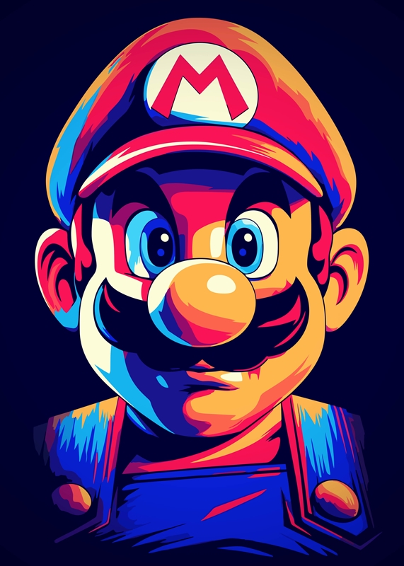 Mario posters on sale