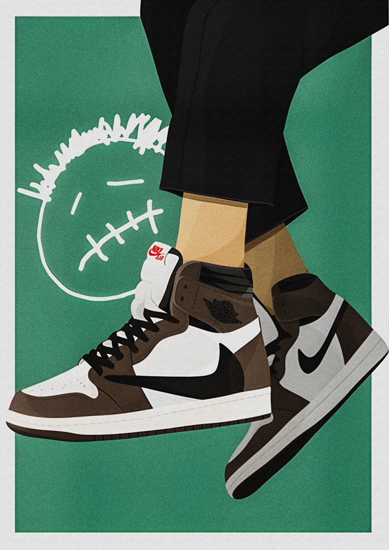 Travis scott hotsell artwork jordan