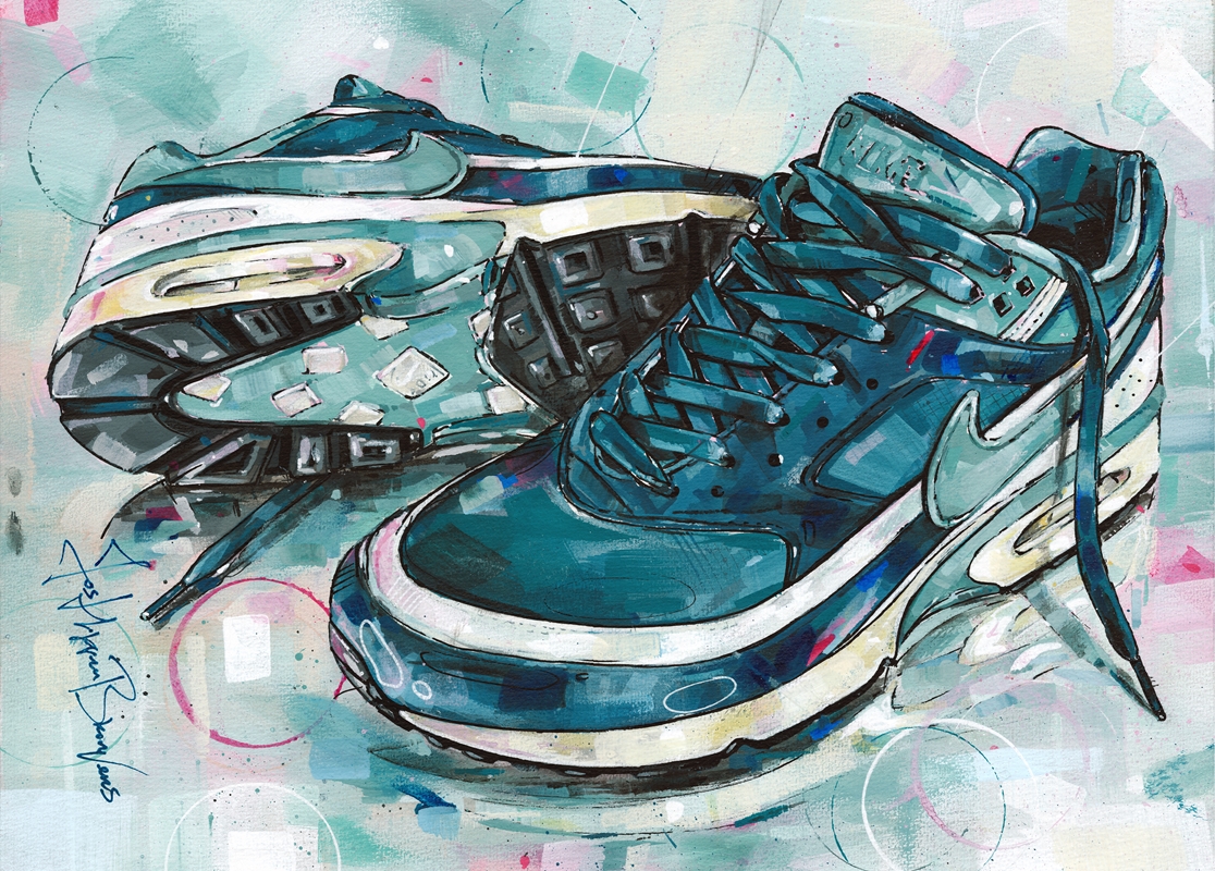 Nike air max Klassische Lackierung Poster von Jos Hoppenbrouwers Printler