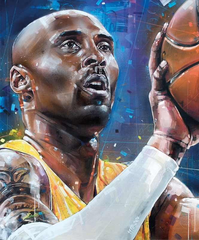 Kobe hot Bryant Painting