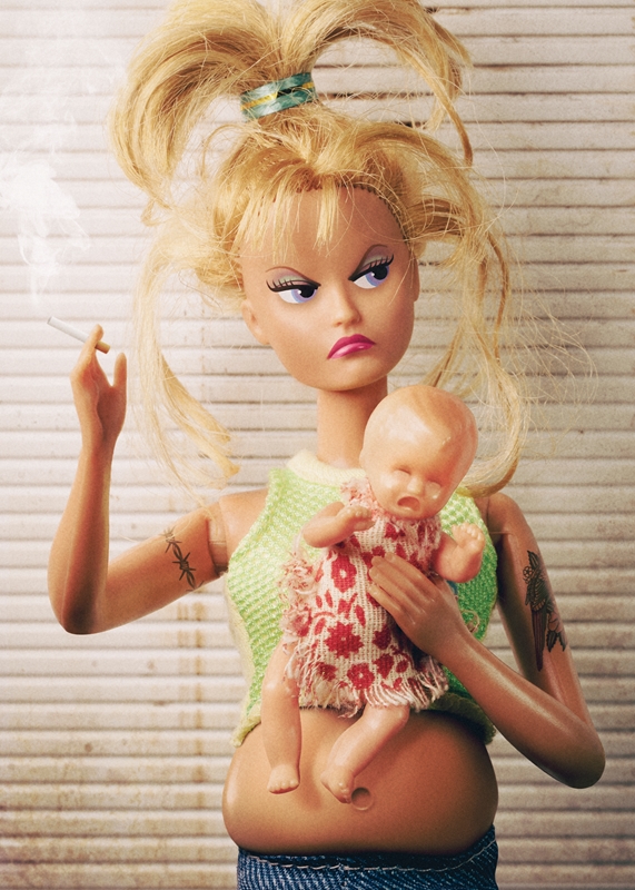 White trash clearance barbie