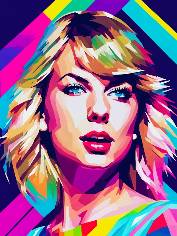 Taylor Swift WPAP Posters & Prints By Cerezo Classica - Printler