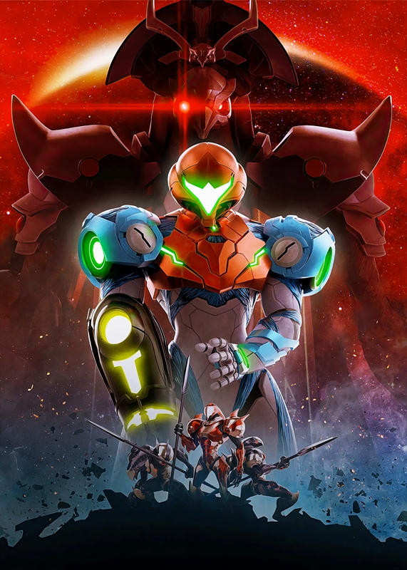 Metroid Dread Special Edition w/ store Poster