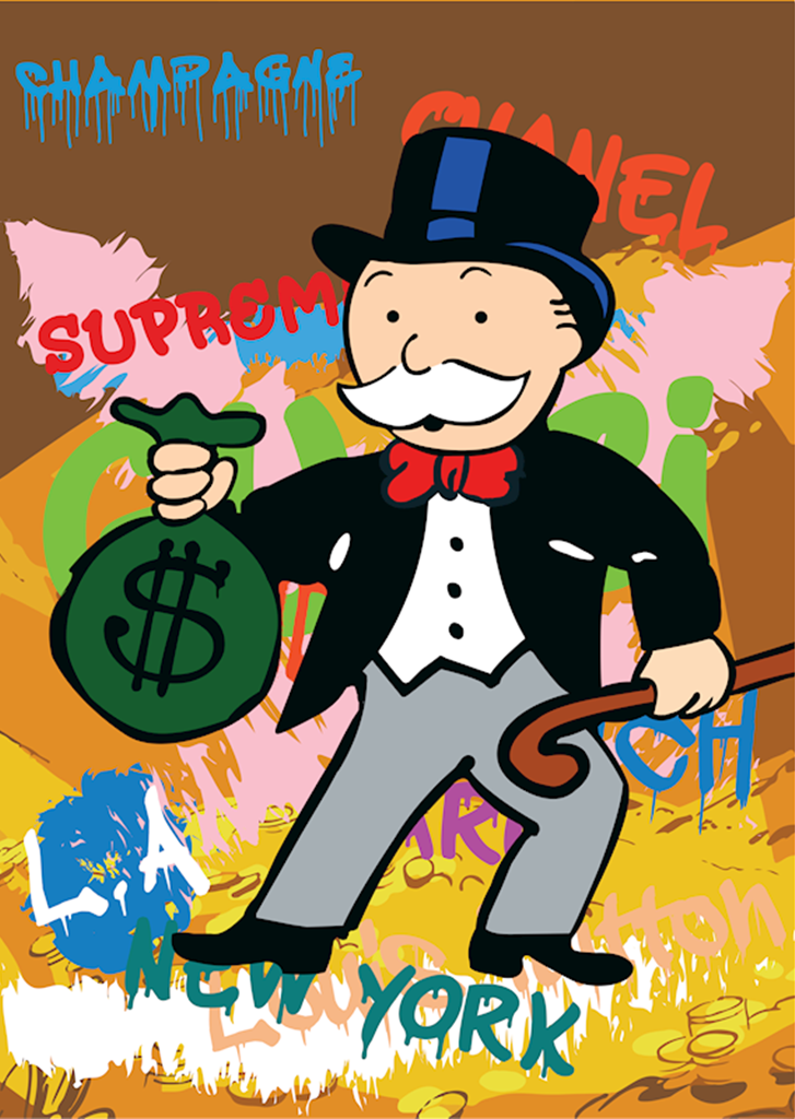 Monopoly Guy Poster poster av William Gustafsson - Printler