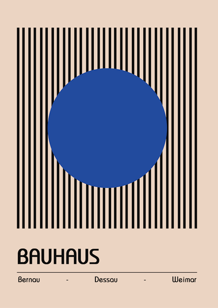 Affiche originale Bauhaus affiches et impressions par William